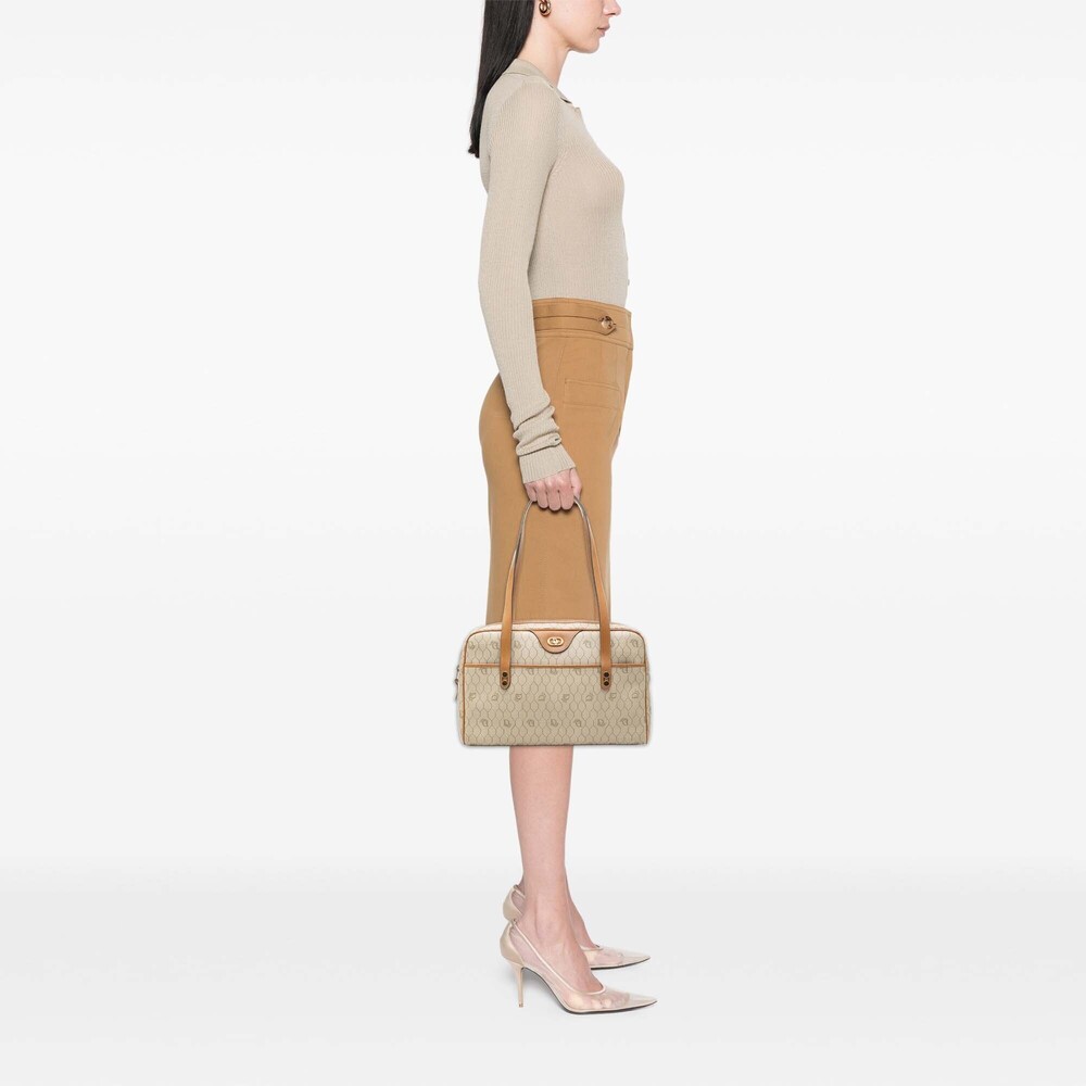 Pre-Loved Dior Honeycomb Coated Canvas Shoulder Bag - Picture 6 of 6